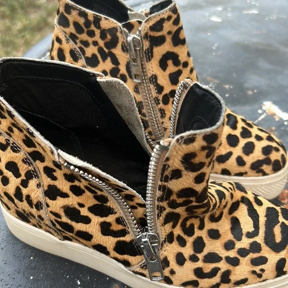 Steve Madden zip wedge sneakers - Picture 4 of 6